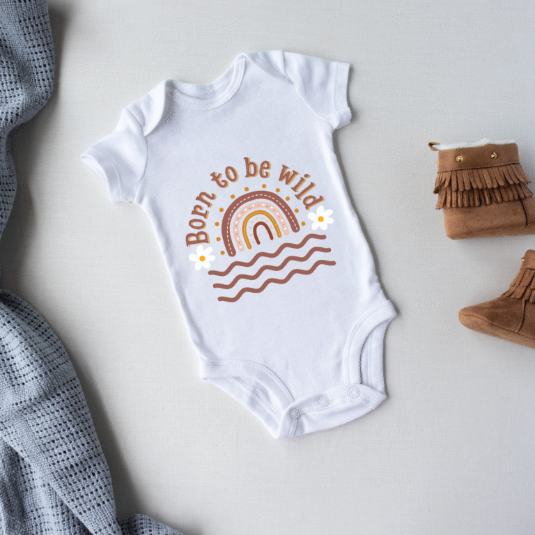 White and Brown Baby's Cloth Feature Instagram Post